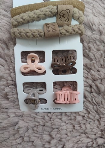 Bohem Yılan Desenli Elastik Saç Tokası Seti - Görsel 3