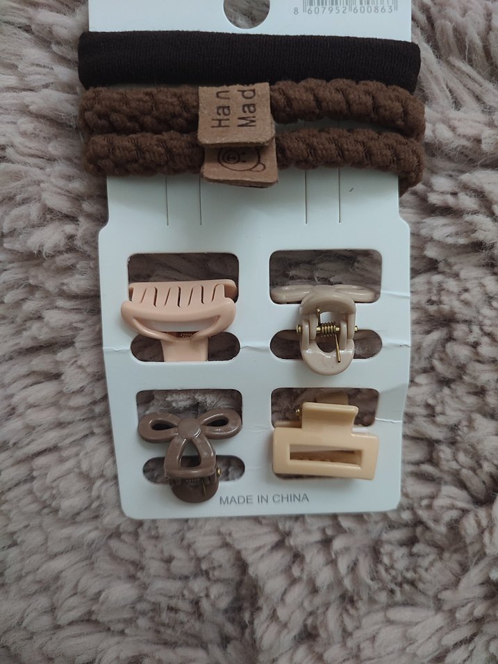 Bohem Yılan Desenli Elastik Saç Tokası Seti - Görsel 4