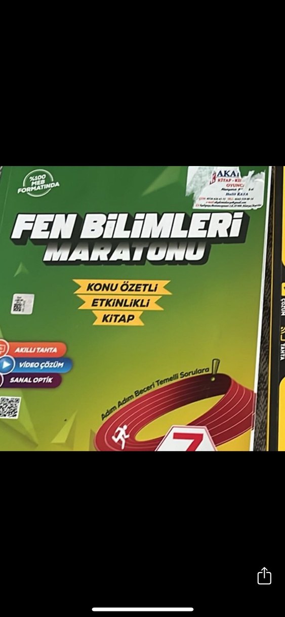 7. Sınıf Matematik ve Fen Bilimleri Soru Bankası - Görsel 3