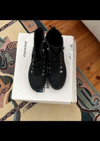 Siyah Platform Topuklu Kadın Botu - Görsel 4