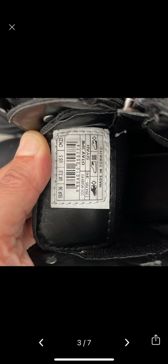 Siyah Platform Topuklu Kadın Botu - Görsel 3