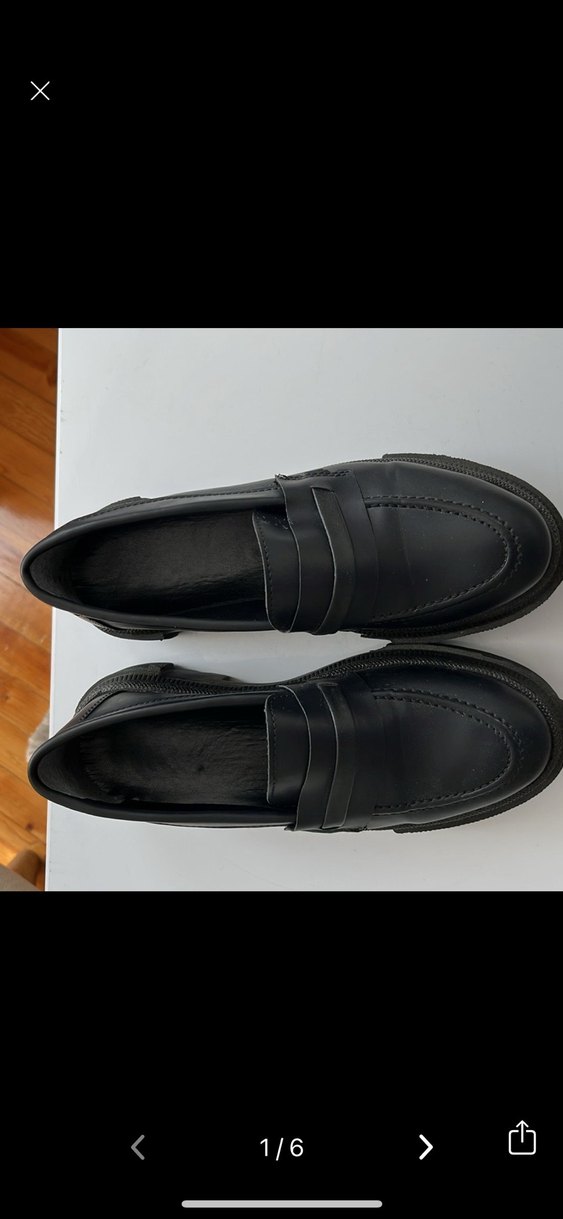 Kadın Siyah Minimalist Stiletto Topuklu Loafer - Görsel 4
