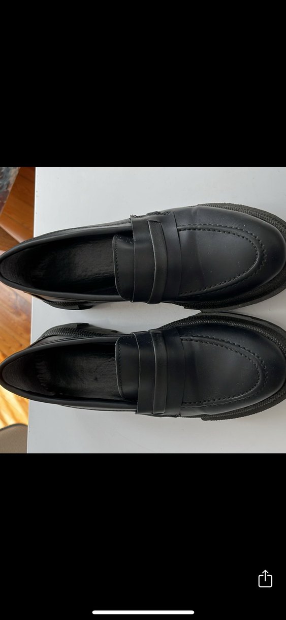 Kadın Siyah Minimalist Stiletto Topuklu Loafer - Görsel 2