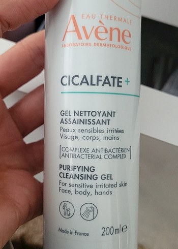 Avene Cicalfate+ Rahatlatıcı Temizleme Jeli 200ml - Görsel 2
