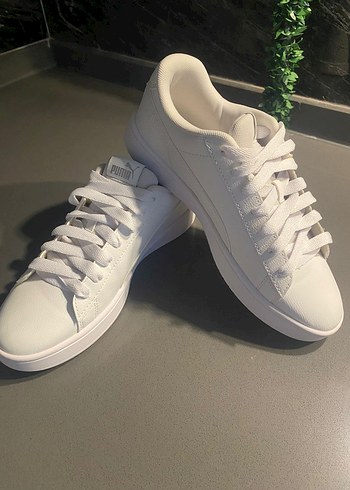 Beyaz Kadın Spor Ayakkabı  orjinal - Görsel 6