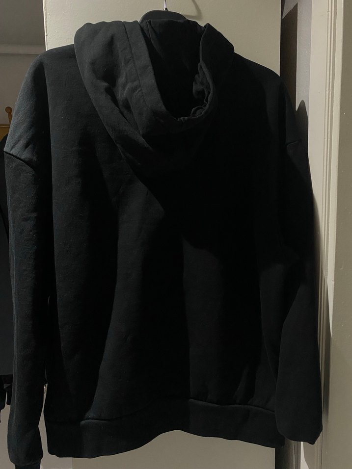 Kadın Siyah Fermuarlı Yüksek Yakalı Sweatshirt - Görsel 2