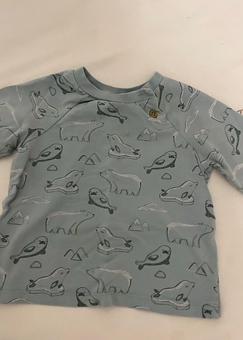 Gri Baskılı Erkek Bebek Takımı - Görsel 3