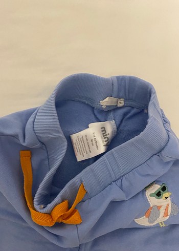 Nakışlı Mavi Erkek Çocuk Pantolonu - Görsel 3