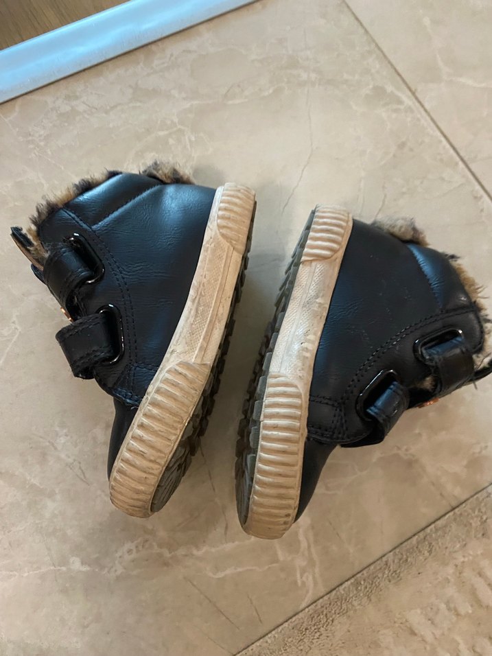 NeXT Kürklü tavşan figürlü  siyah unisex bot - Görsel 3