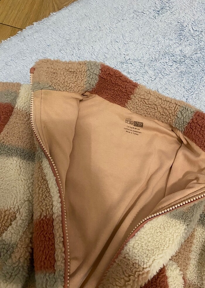 Hello baby 2 yaş kız bebek kürklü ceket - Görsel 2