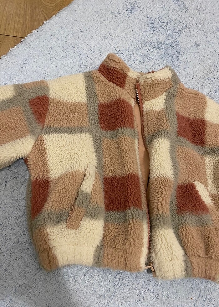 Hello baby 2 yaş kız bebek kürklü ceket - Görsel 3