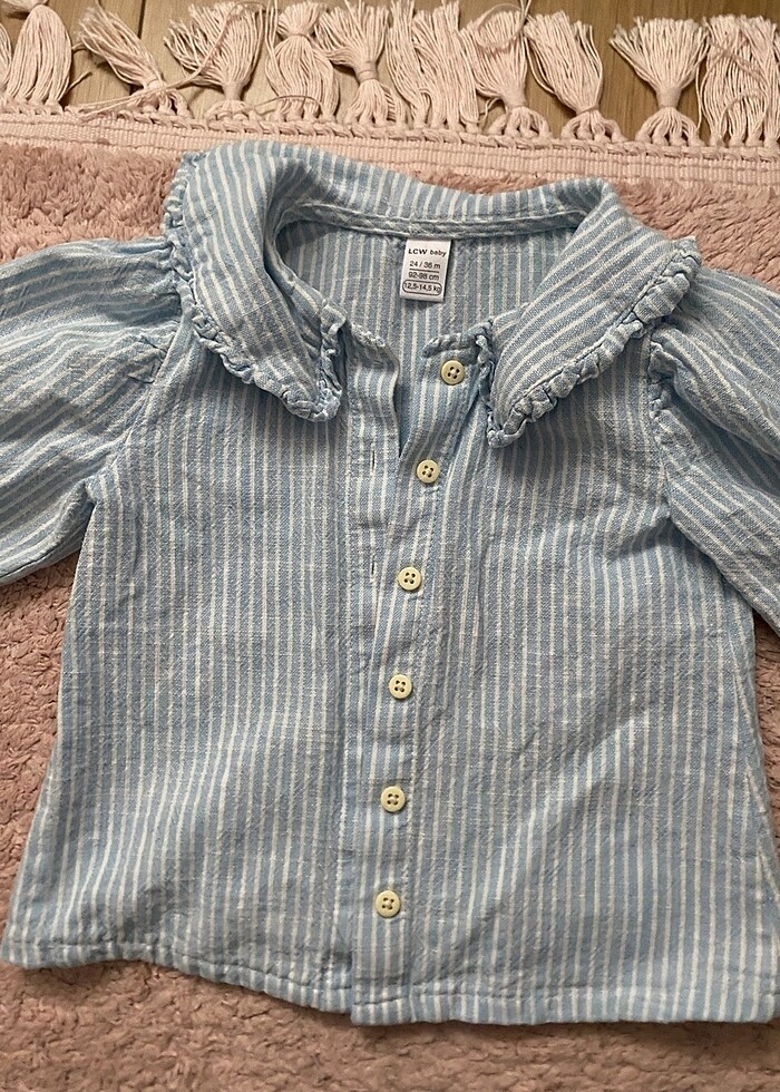 LCW 2-3 yaş kız bebek gömlek - Görsel 3