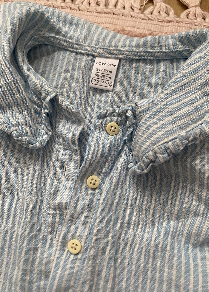 LCW 2-3 yaş kız bebek gömlek - Görsel 2