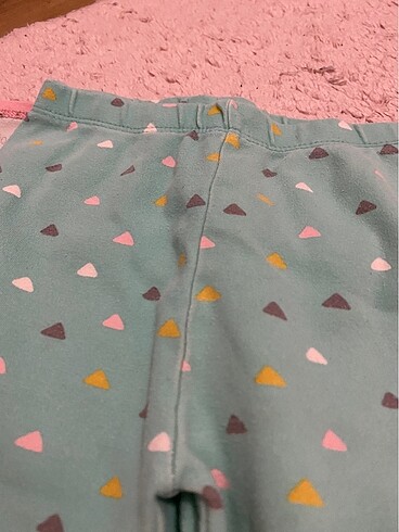24-36 Ay Beden yeşil Renk 3 yaş kız bebek pijama takımı