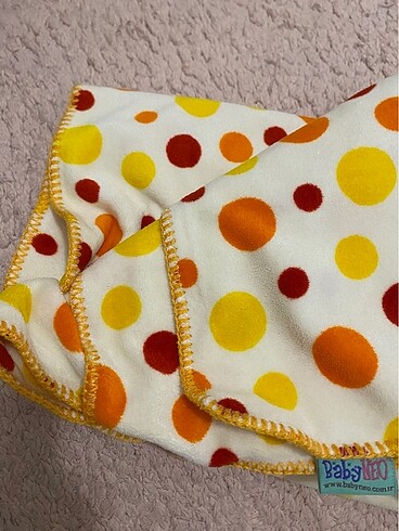 Yumuşak renkli bebek polar battaniye - Görsel 2