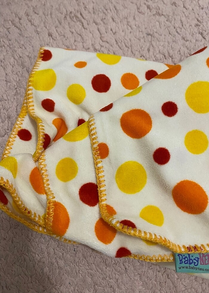 Yumuşak renkli bebek polar battaniye - Görsel 2