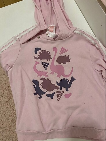 24-36 Ay Beden pembe Renk Adidas 2-3 yaş kız bebek sweatshirt