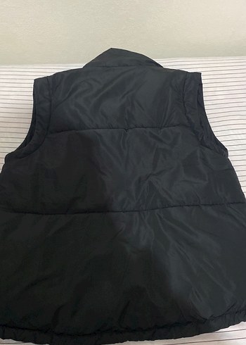 s Beden siyah Renk Bershka Siyah Fermuarlı Kadın Yelek