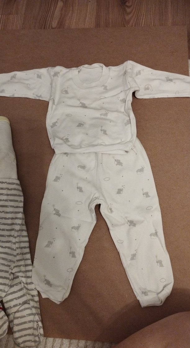 Bebek Erkek Uzun Kollu Pamuklu Kıyafet Seti - Görsel 3