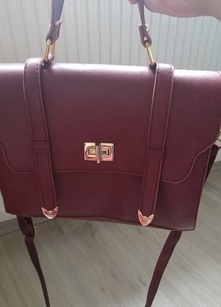 Bordo çanta 