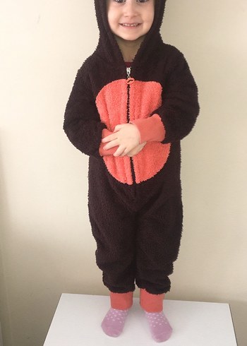 Ayıcık kışlık tulum 2-4 yaş - Görsel 3