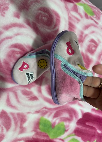 Kız Çocuk Pembe Bağcıksız Sıcak Terlik - Görsel 2