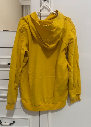 8.9 yaş Sarı Kapüşonlu Sweatshirt - Görsel 3