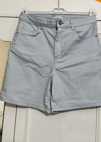 Defacto Gri Mini Denim Kadın Şort