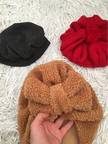 1-2 Yaş, 19 cm Beden Kız Bebek şapka