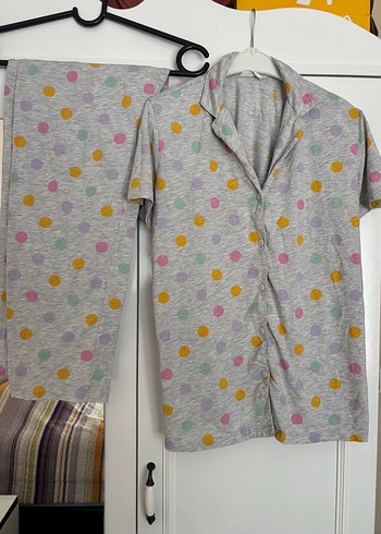 Penti Renkli Puantiyeli Rahat Pijama Takimi