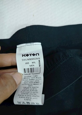 Koton Siyah Erkek Spor İç Çamaşırı