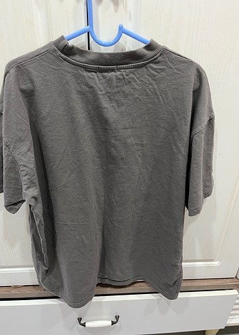 Gri Kısa Kollu Tişört Erkek - Görsel 3