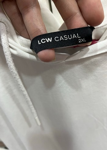 Beyaz Kapüşonlu Kolsuz Spor tişört - Görsel 5