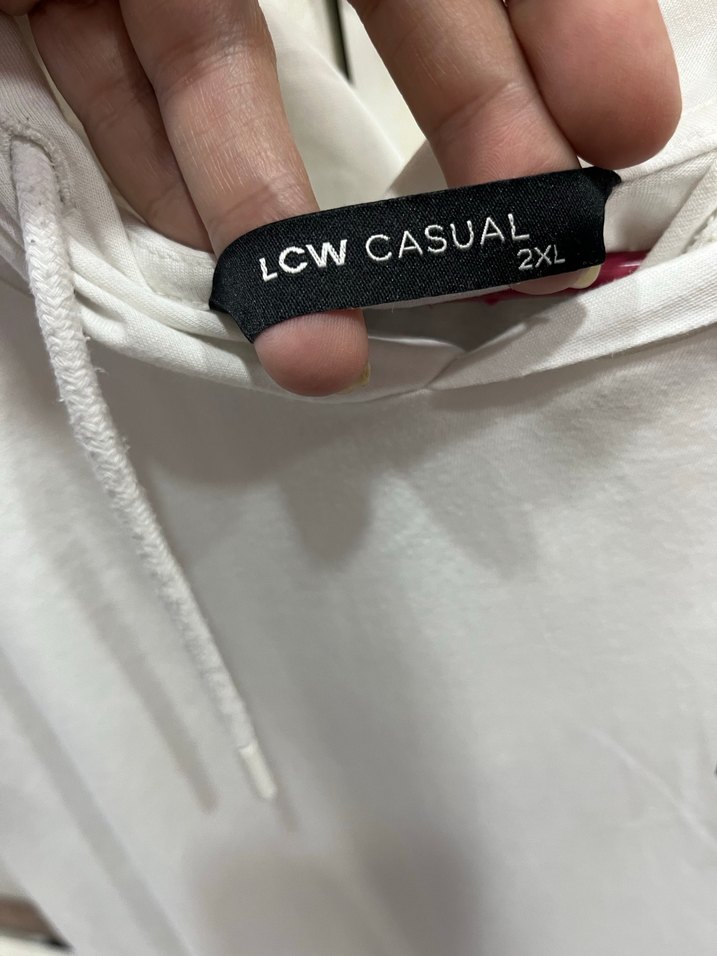 Beyaz Kapüşonlu Kolsuz Spor tişört - Görsel 5