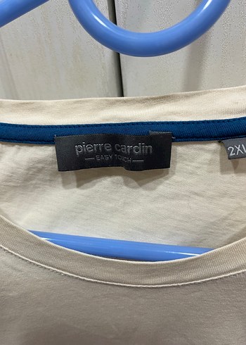 Bej Pamuklu Erkek Tişört, Kısa Kollu, Salaş Kesim - Görsel 3