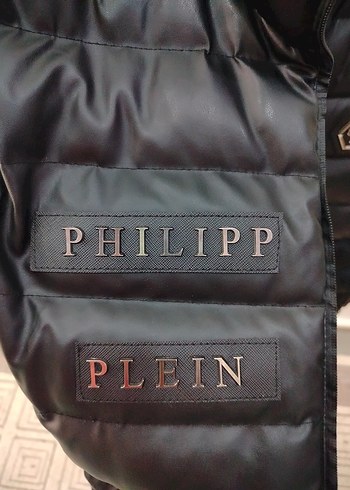 l Beden Philipp Plein Siyah Deri Yelek
