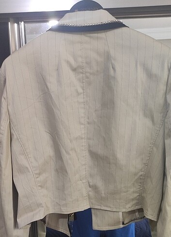 xl Beden ten rengi Renk Blazer ceket
