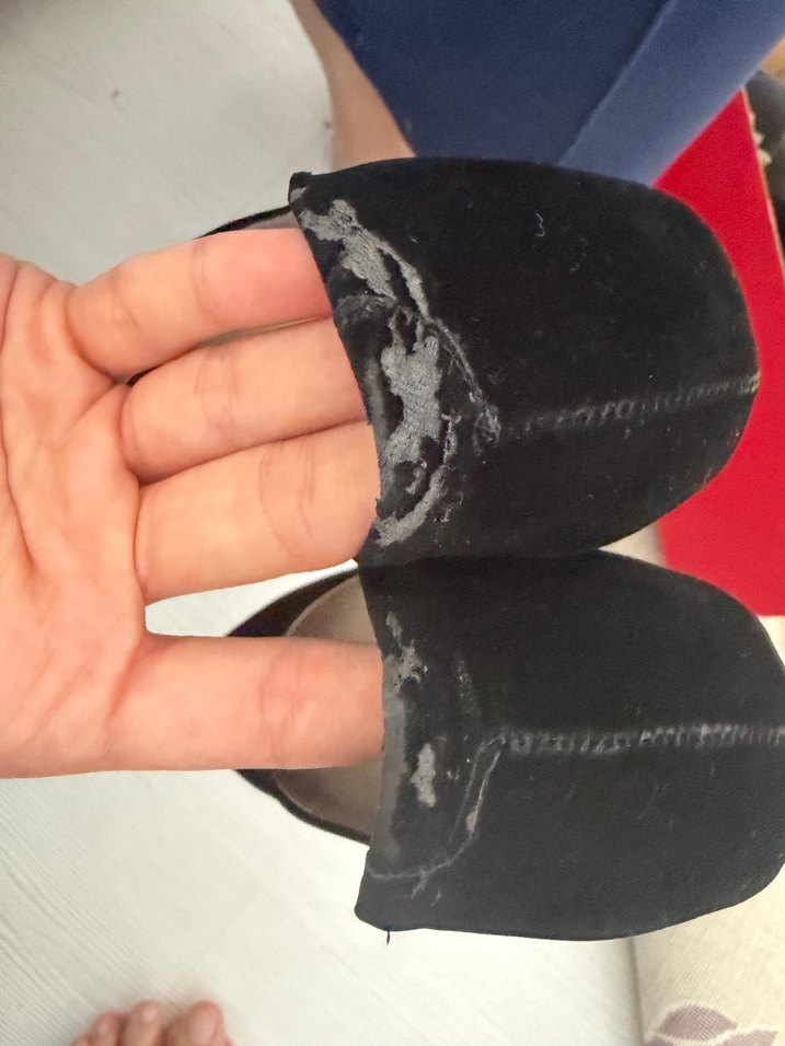 Siyah Süet Stiletto Topuklu Kadın Ayakkabı - Görsel 5