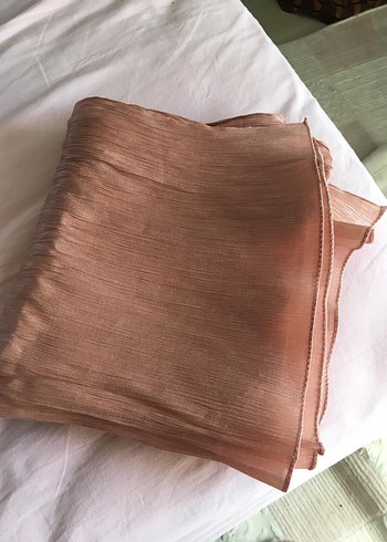 Pembe Uzun Kollu Drapeli Kadın Abiye Elbise - Görsel 4