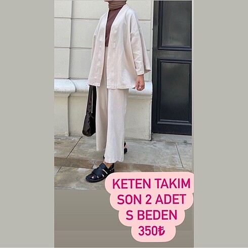 Keten kimono takım