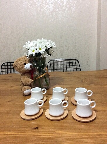 6?LI BAMBU KAHVE FİNCAN TAKIMI