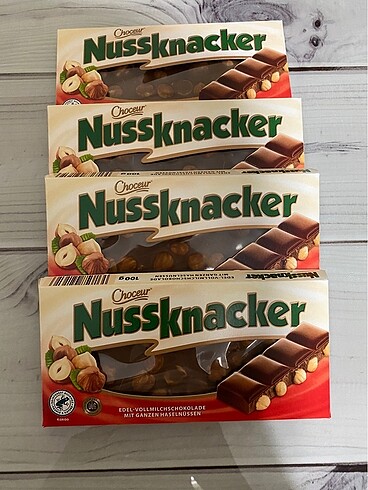 Nussknacker 4 adet alman çikolata