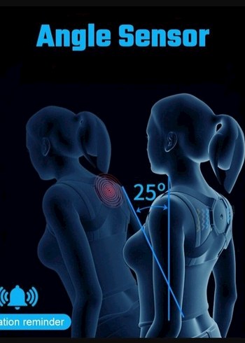 Sensörlü Titreşimli Dik Duruş Korsesi - Görsel 2