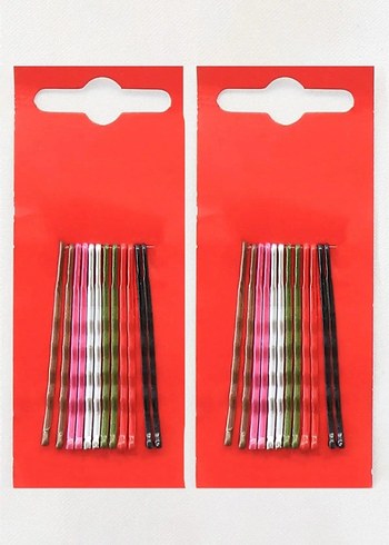 Zara 12 Çift Renkli Tel Toka