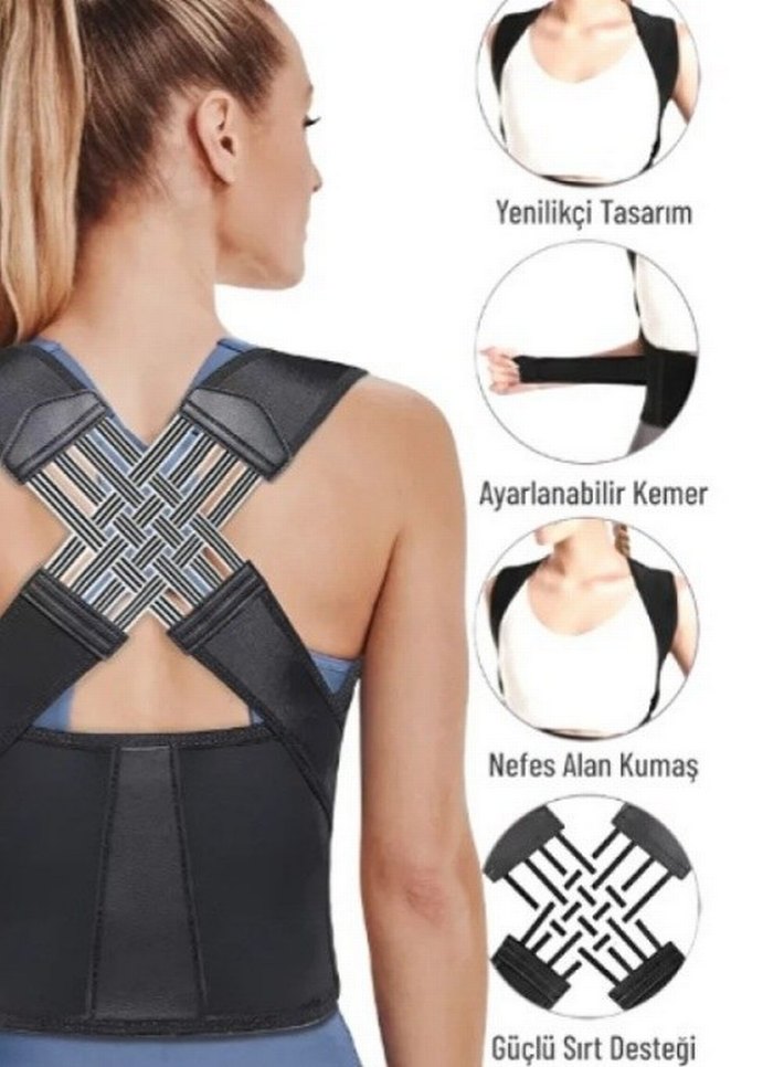 Kamburluk Önleyici Dik Duruş Korsesi - Görsel 2