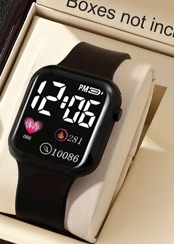 Accessorize 5 Lİ SET Siyah Kalp Detaylı Minimalist Kadın Saati ve Takı Seti