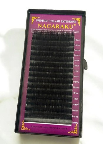 Saf İpek Kirpik 0.07 D Kıvrım 14 Mm - Görsel 2