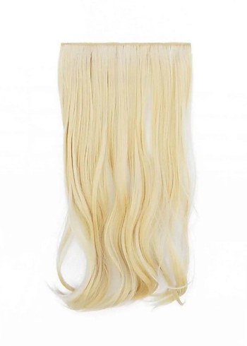 PREMIRUM YARIM AY ÇIT ÇIT SAÇ PLATİN SARISI - Görsel 2