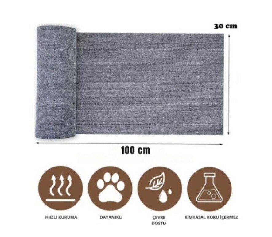 koltuk koruyucu Köşe Kedi Tırmalama Paneli Gri - Görsel 2