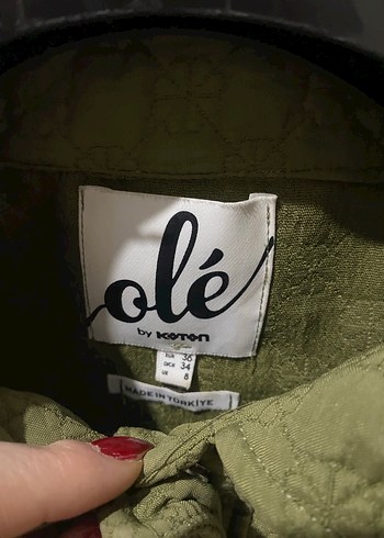 Yeşil Keten Mini Kadın Takım - Görsel 4